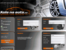 Tablet Screenshot of kola-na-auto.cz